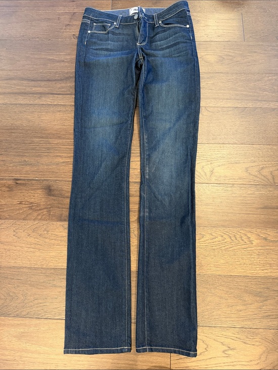 PAIGE Denim - PAIGE Dark Blue Skyline Straight Jeans Size 27 - C78-014